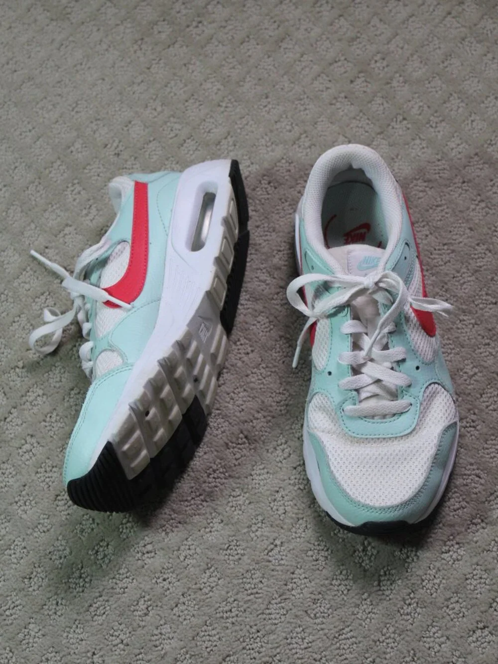 Size 8.5 - Nike Air Max SC SE Jade Ice Fusion Red Women's Athletic Shoes